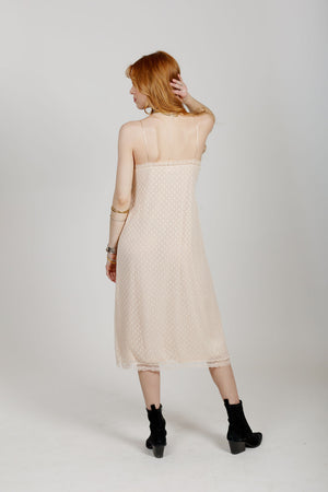 Amalie Ivory Slip Midi Dress