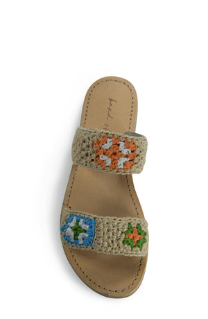 Aquara Natural Combo Crochet Sandal