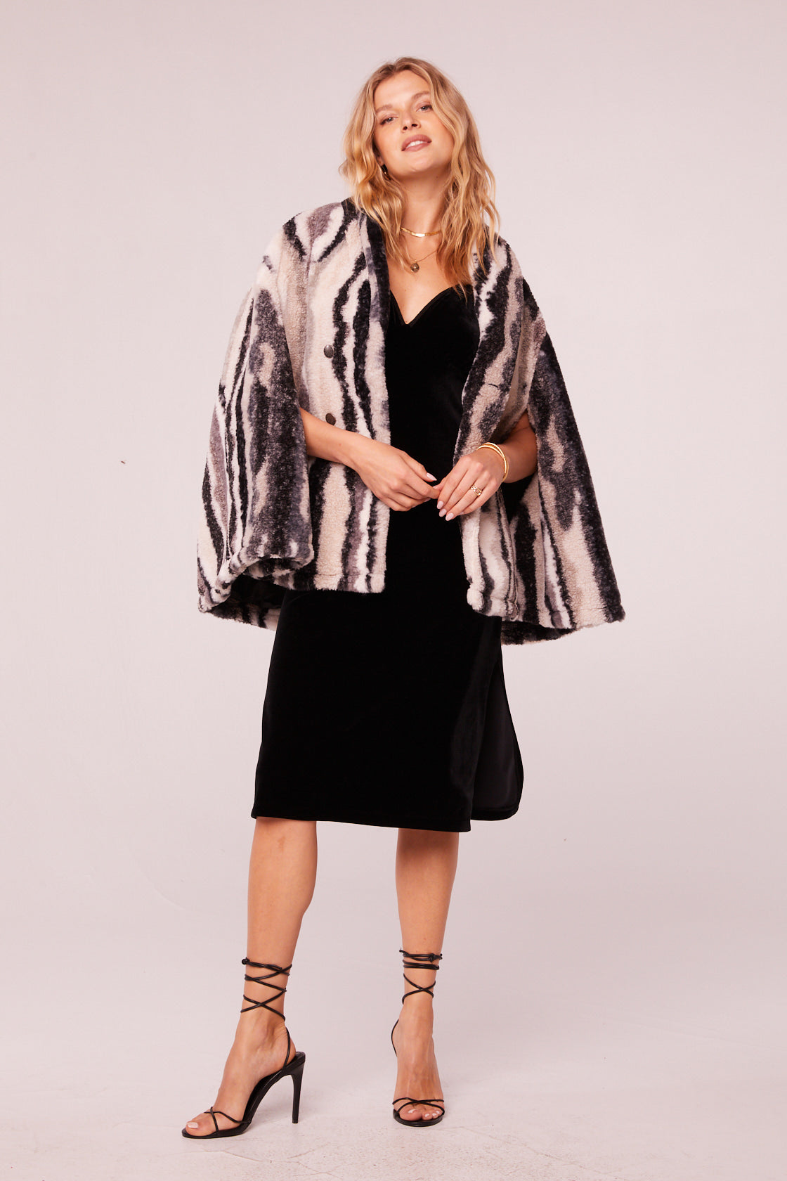 City of Angels Black Stripe Capelet