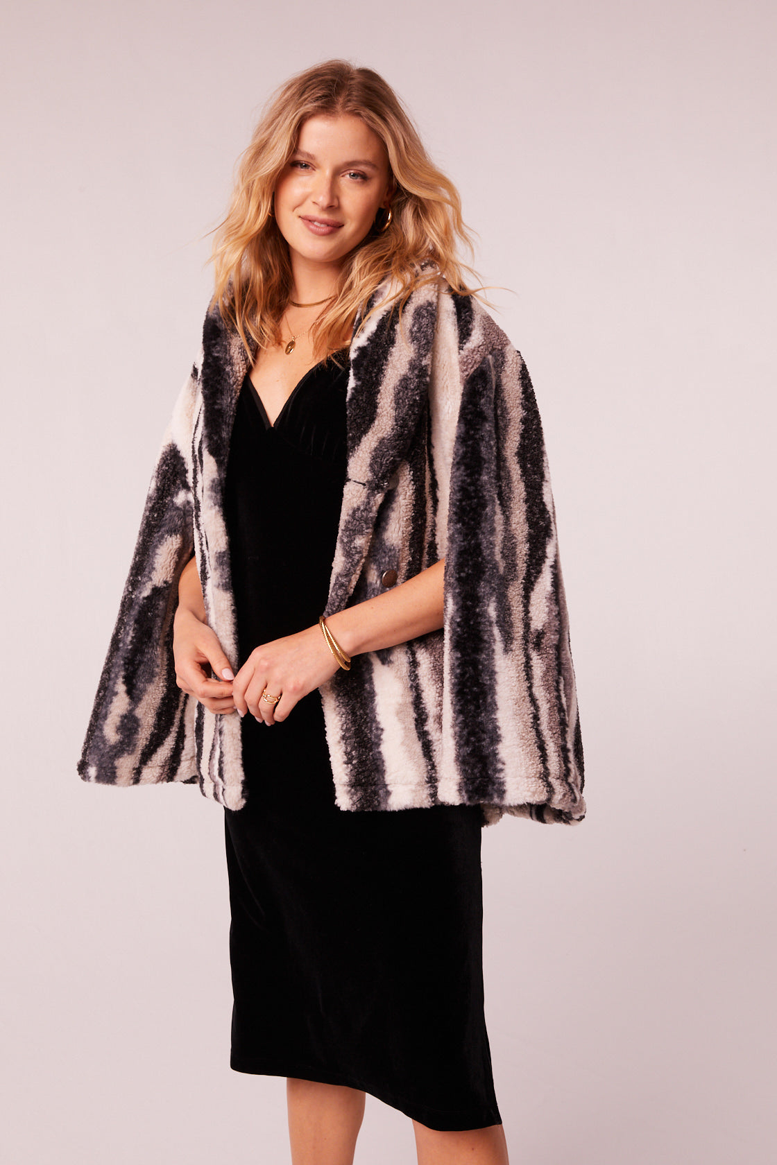 City of Angels Black Stripe Capelet