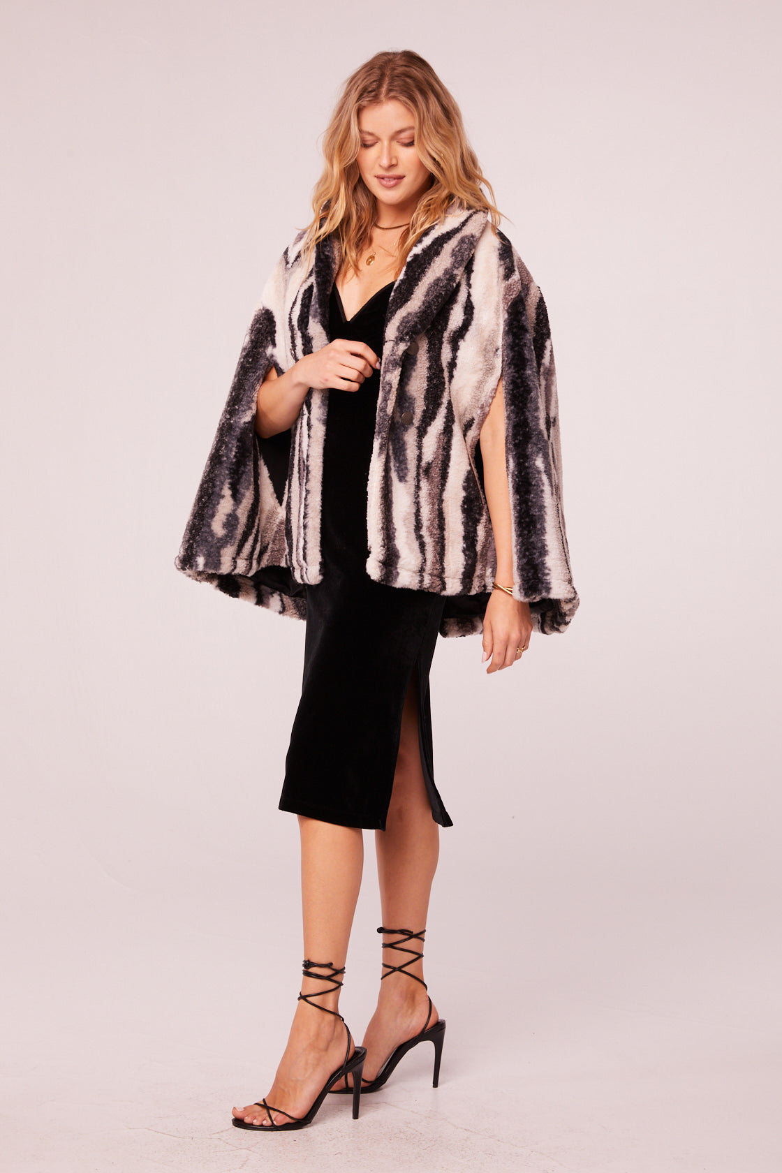 City of Angels Black Stripe Capelet