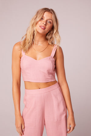 Cosmo Blush Crop Tank Top