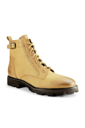 Cypress Camel Nubuck Combat Boot