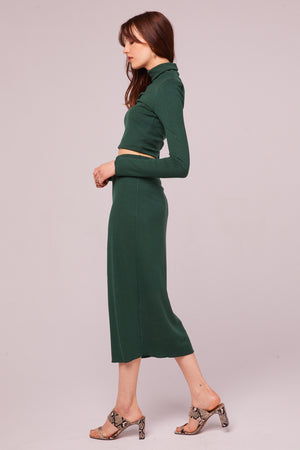 Fairfax Ribbed Pencil Skirt Detail