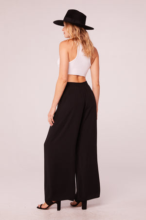 Gloria Black Wide Leg Pants