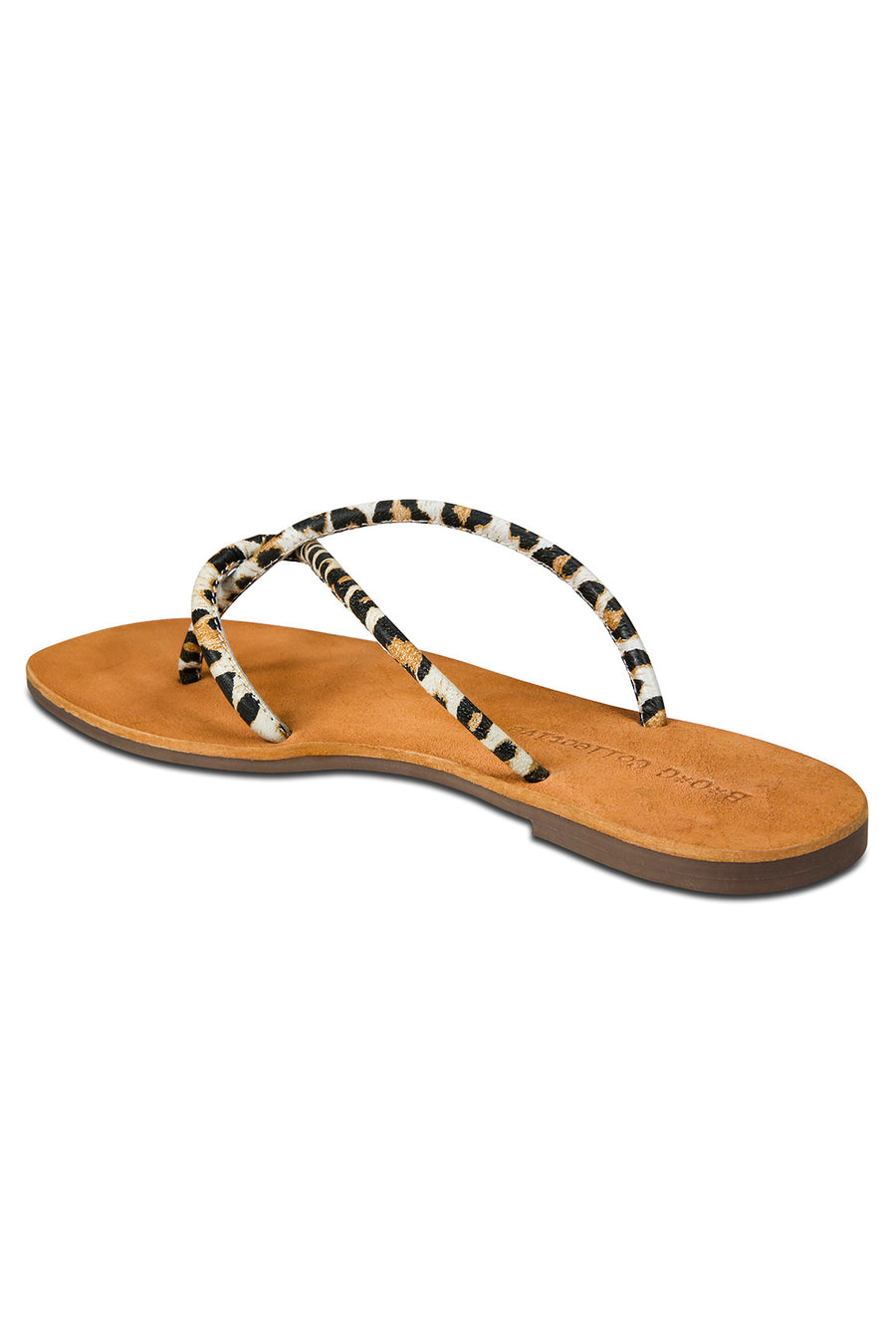 Ibiza Leopard Leather Flip Flop Sandal Master