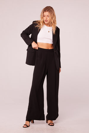 Jackie Black Button Up Blazer