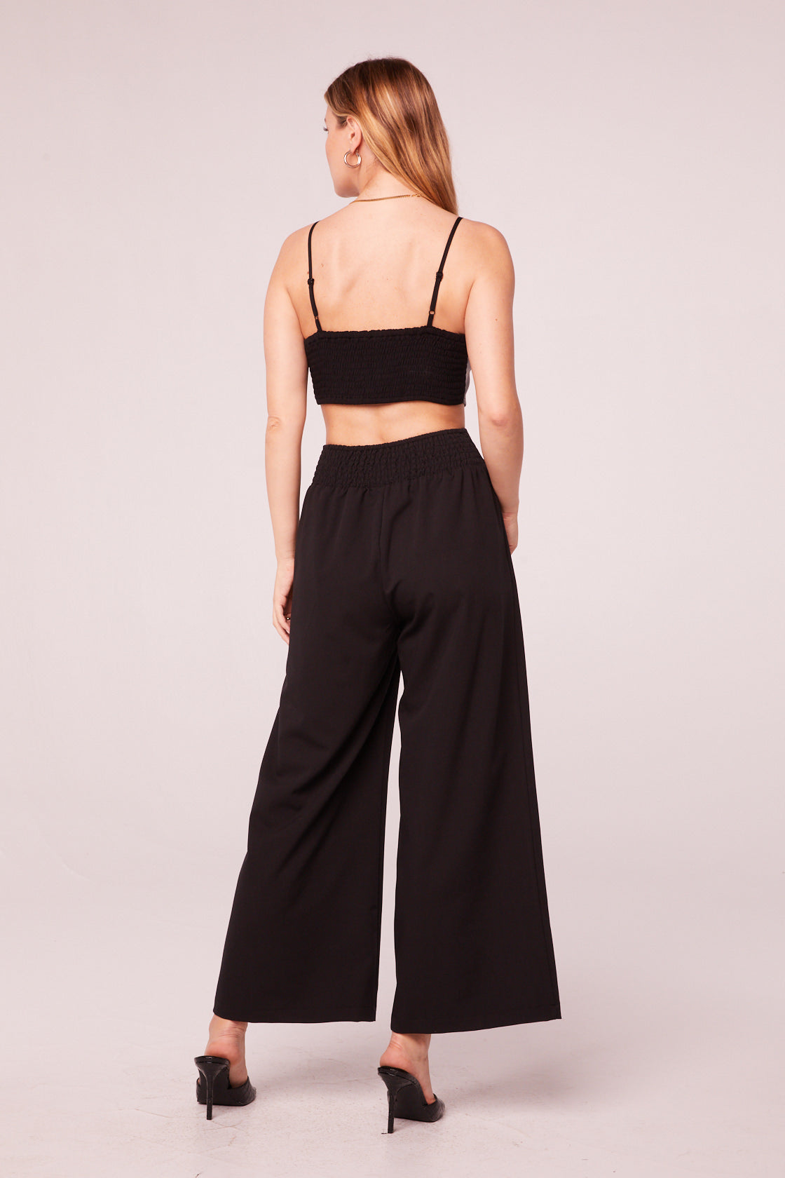 Jolene Black Wide Leg Pants