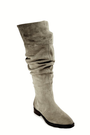 Koa Taupe Suede Slouchy Boot