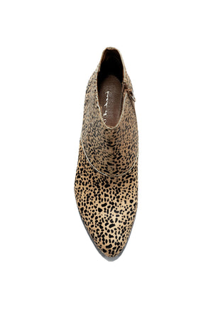 Laurel Cheetah Cowhair Wedge Bootie