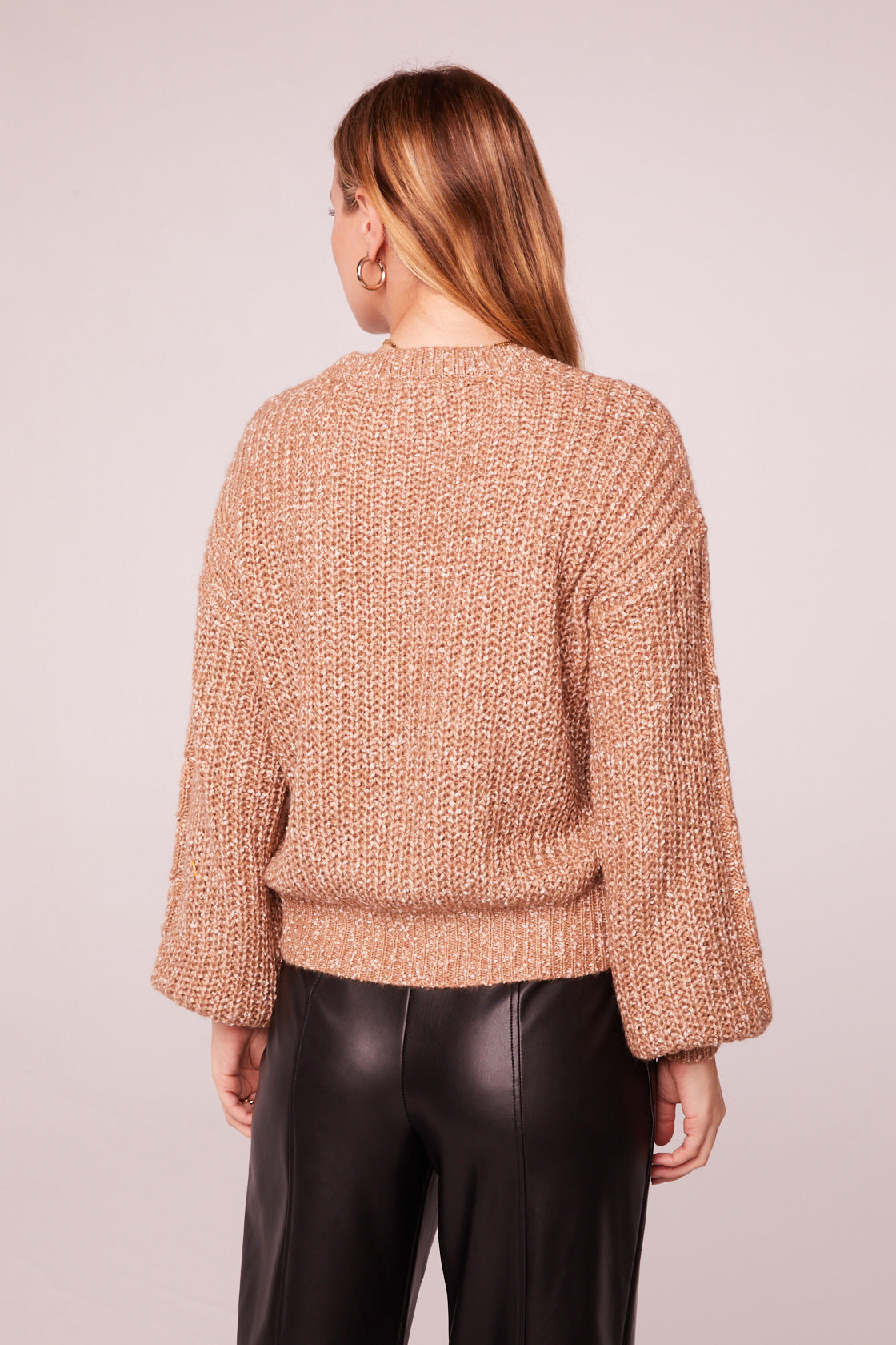 Love Sick Sand Bishop Sleeve Sweater