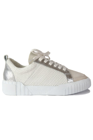 Mars Natural Snake Effect Platform Sneaker Side