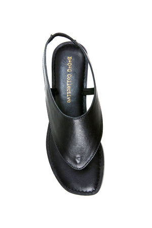 Palma Black Slingback Sandal Top