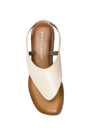 Palma Ivory Slingback Sandal Top