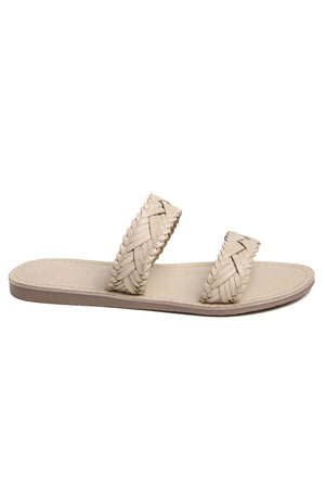 Pier Bone Braided Leather Sandal Side