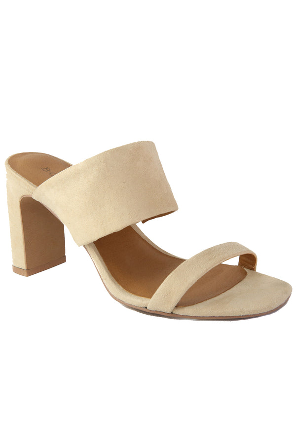 Torrey Vegan Nude Double Strap Sandal