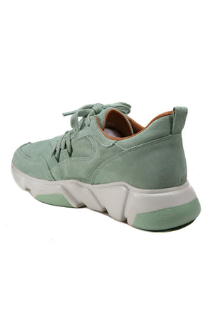 Venus Mint Suede Platform Sneaker Back